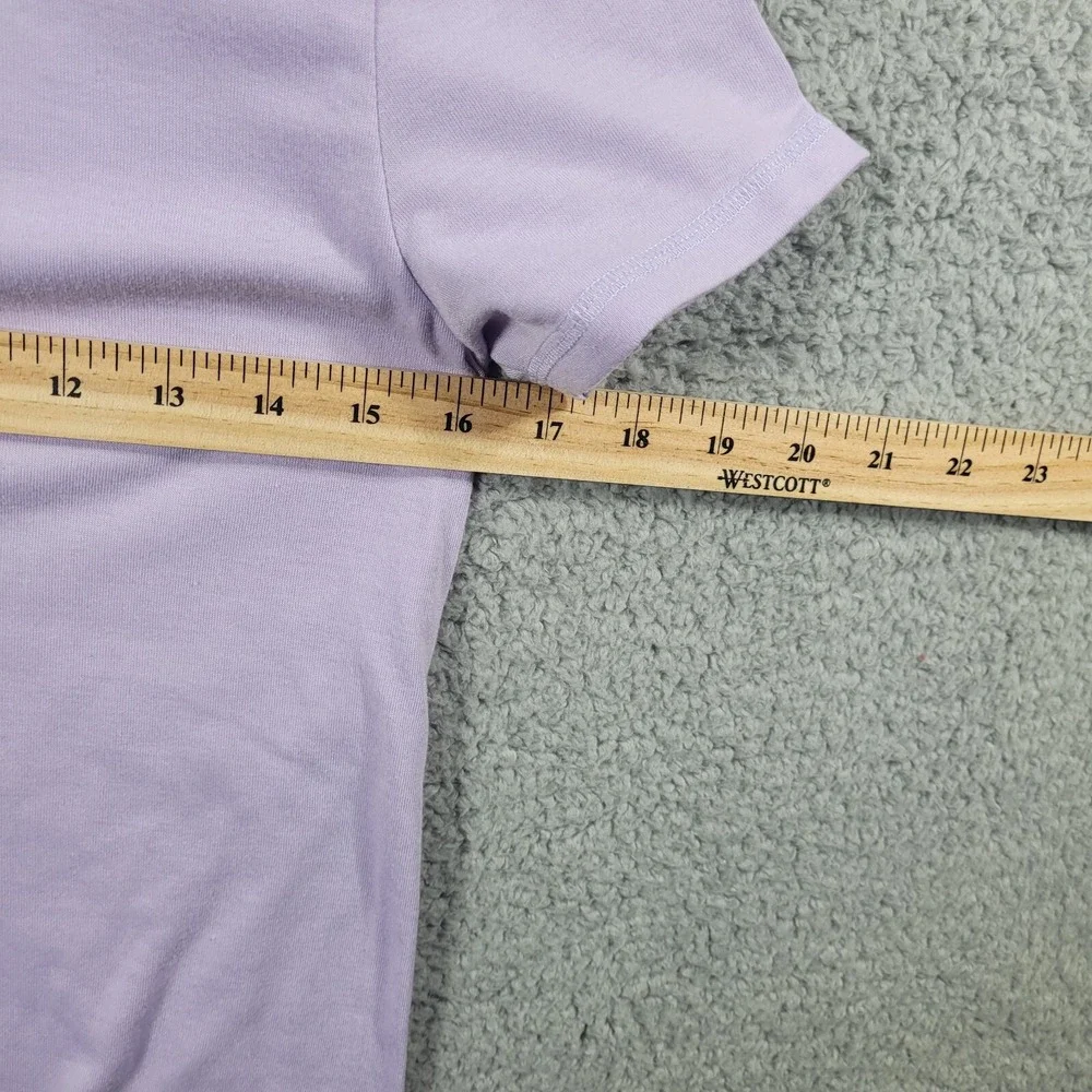 Eddie Bauer‎ Girls Size Large 14-16 Short Sleeve Purple Flame Resistant